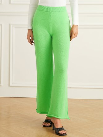 Urban Plain Fashion  Sweater Straight Pants