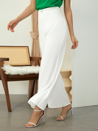 Regular Fit Plain Elegant Fashion Pants