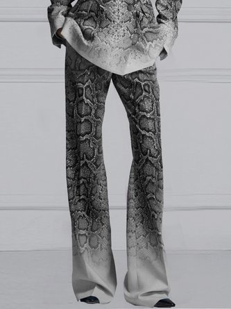 Regular Fit Urban Snakeskin Pants