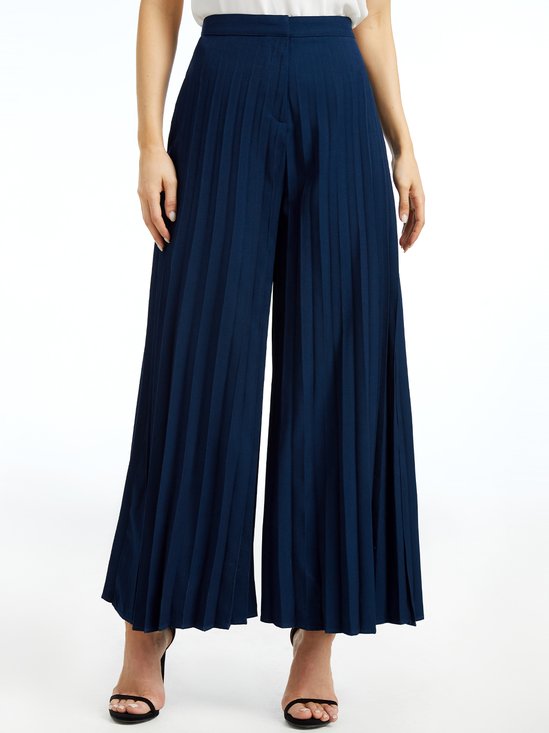 Loose Plain Urban Fashion H-Line Long Pants