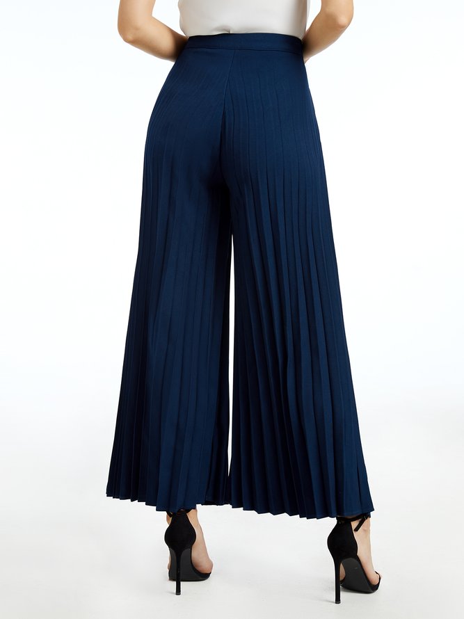 Loose Plain Urban Fashion H-Line Long Pants
