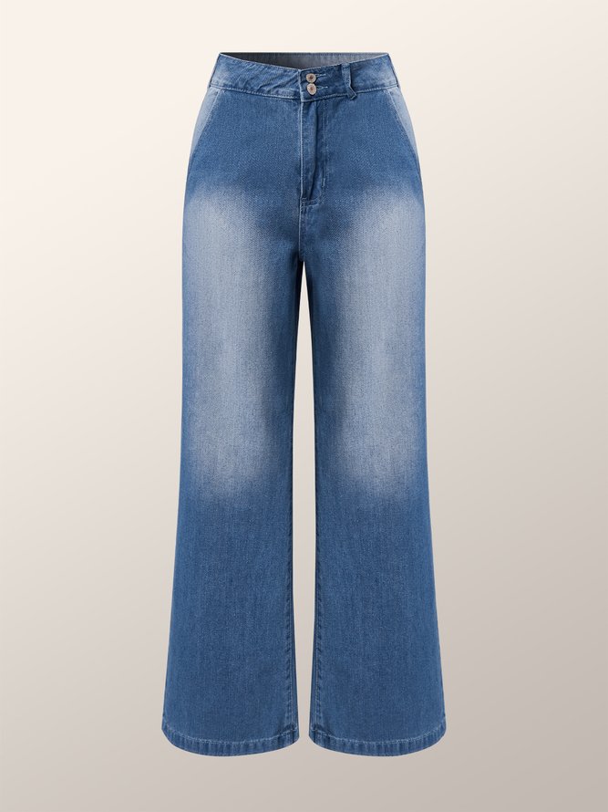 Denim Plain Urban Jeans