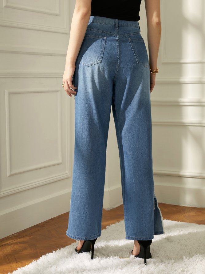 Denim Urban Plain Jeans