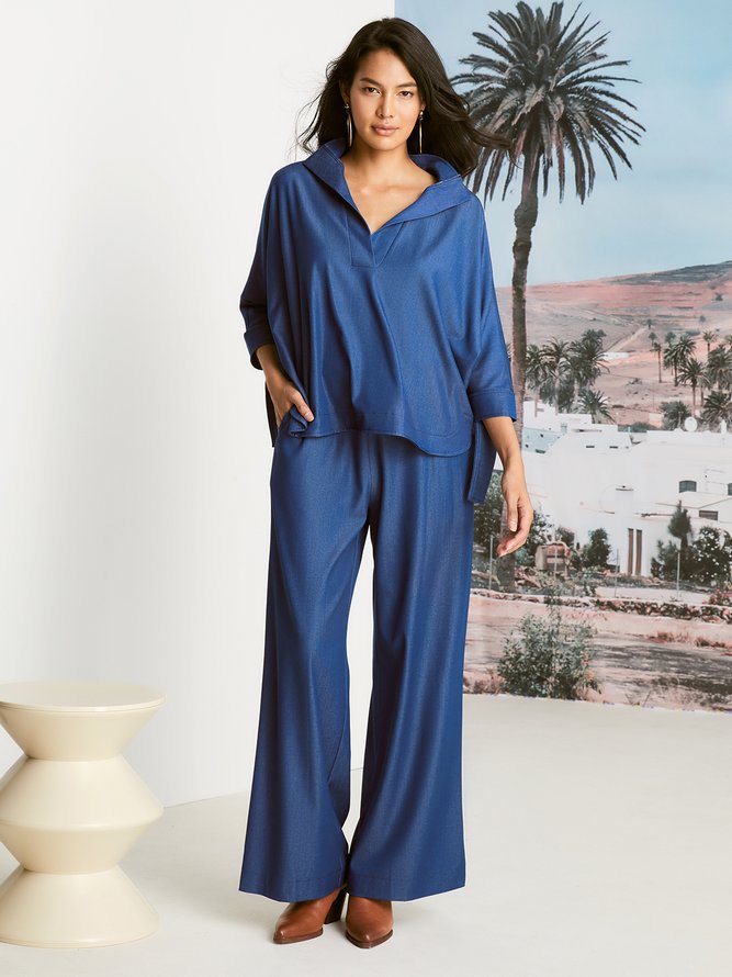Faux Denim Regular Fit Urban Jeans