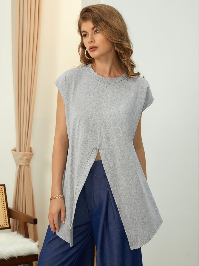 Casual Raglan Sleeves Regular Fit T-Shirt