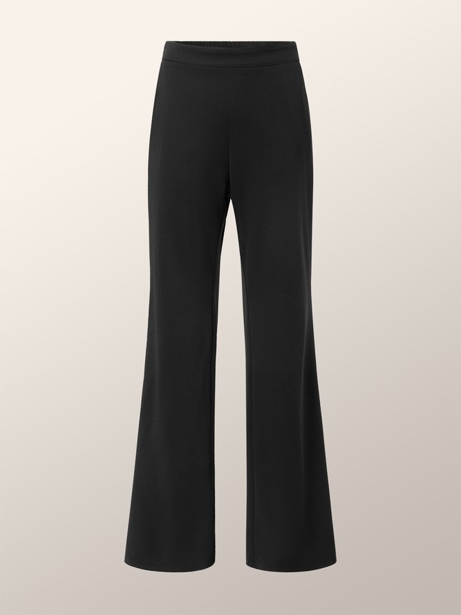 Urban Regular Fit Plain Fashion Wide Leg Pants