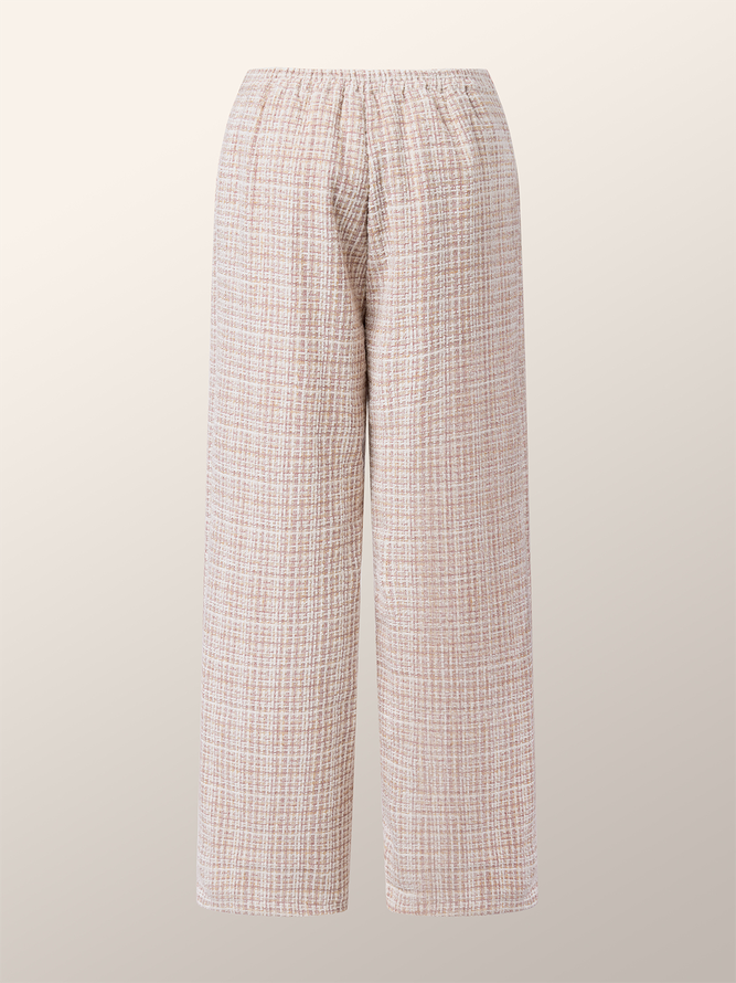 Elegant Regular Fit Plain Fashion Pants