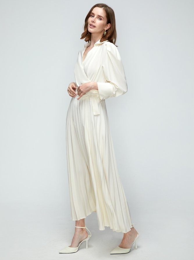Elegant Plain Regular Fit Dress