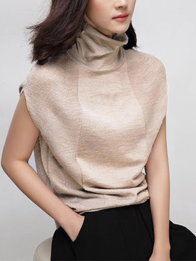 Regular Size Plain Loose Urban Sweater