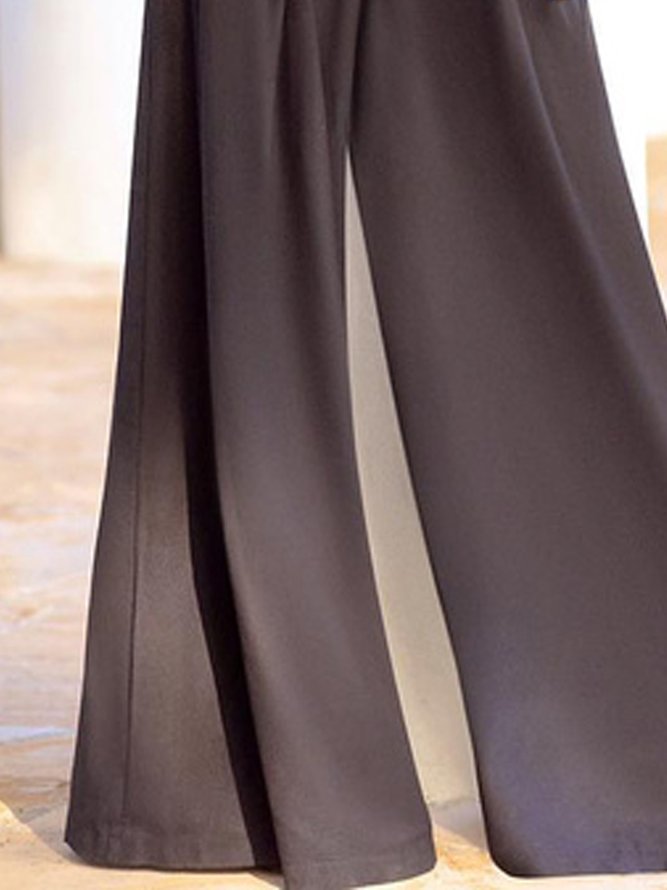 Loose Plain Urban Fashion Pants