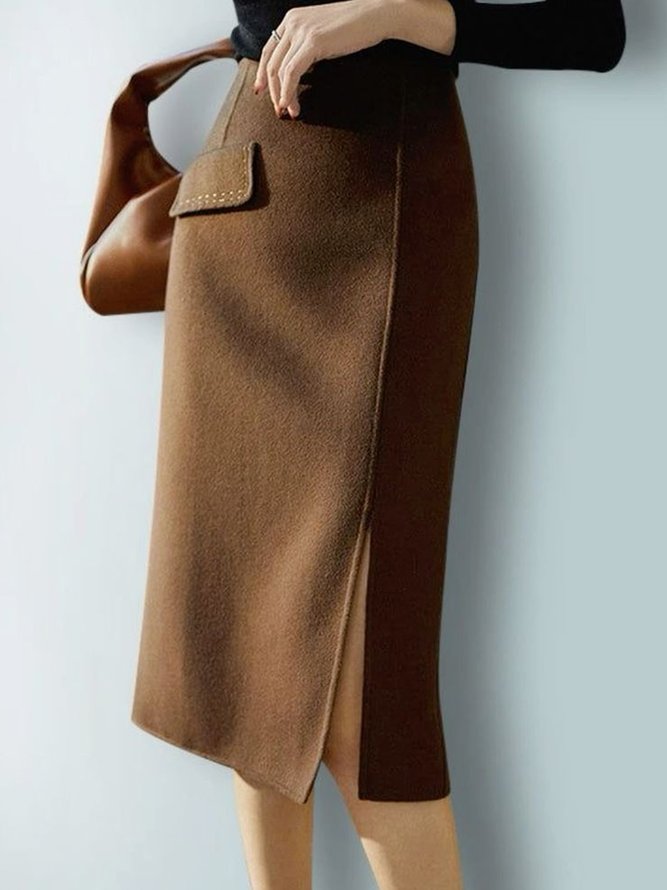 Urban Loose Plain Skirt