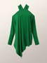Urban Plain Loose Long Sleeve Top
