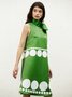 2023 Fashion week elegant Polka Dots Sleeveless Mini Dress