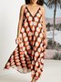 Vacation Loose Sleeveless Spaghetti Long Dress