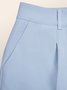 Plain Urban Regular Fit Fashion Pants