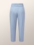 Plain Urban Regular Fit Fashion Pants