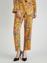 Urban Floral Regular Fit Fashion Pants