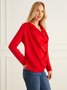 Long sleeve Loose Plain Elegant Blouse