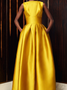 Elegant Regular Fit Strapless Dress & Party Dress