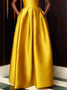Elegant Regular Fit Strapless Dress & Party Dress