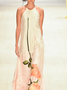 Floral Elegant Spaghetti Regular Fit Wedding Guest Dress