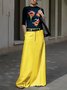 Urban Plain Regular Fit Long Skirt