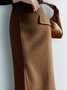 Urban Loose Plain Skirt